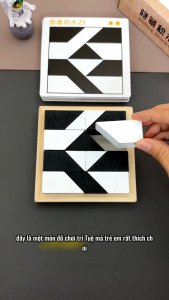 Đồ chơi xếp hình bằng gỗ tư duy