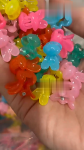 AI-C1117 Jepitan Kupu Wanita Aksesoris Rambut Anak Set Jepit Rambut Mini Anak Isi 10Pcs Motif Bunga