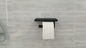 🔥SG STOCK🔥Bathroom Paper Storage Rack Wall Mounted Rolling Paper Rack Tissue Holders for Paper Phone Stand Home Rack