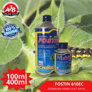 FOSTIN 610 EC INSEKTISIDA FOSTIN postin racun hama ulat grayak untuk tanaman 100ml dan 400ml