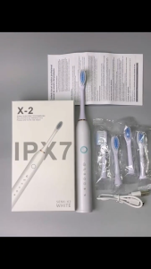 Hailicare Bàn chải đánh răng điện thông minh Thiết bị làm sạch răng Sonic gia dụng 6 chế độ Công cụ làm trắng răng chống nước IP67 với 3 đầu sạc Type-C