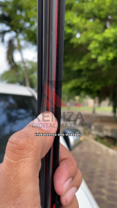 Wiper Mobil Dual Karet Double Blade Frameless Universal Bonus 10 Pil Wiper Sepasang 2 PCS Kanan Kiri Semua Tipe Mobil Termurah