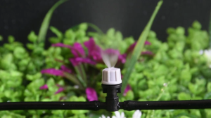 10Pcs Garden Irrigation Sprinkler Sprayer Nozzle With 4/7mm Tee for Landscaping Atomization and Greenhouse