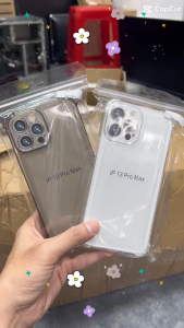 Ốp Điện Thoại TPU Mềm Trong Suốt Bảo Vệ 4 Góc Chống Sốc Cho iPhone 12/13/14/15/16/17 ProPro Max - HÀNG XỊN