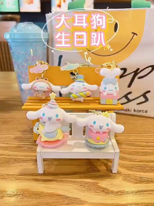 (SG Seller) Sanrio Figure Keychain Cute Cinnamoroll School bag Pendant 3D Doll Couple Car Key Chain Keyring Accessories Ornaments Kids Birthday Gift