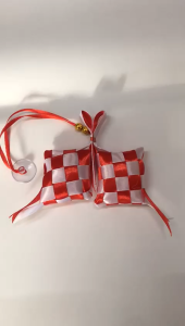 gantungan ketupat merah putih hiasan mobil spesial DIRGAHAYU HUT RI