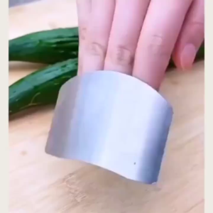 Pelindung Jari Tangan Dari Irisan Pisau Potong Bahan Stainless Steel Pengaman Piso Iris Potong Buah Sayur Daging