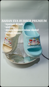 Sandal Selop Wedges Mixue Anak Perempuan 091 Ukuran 24-35 Sandal Terlaris
