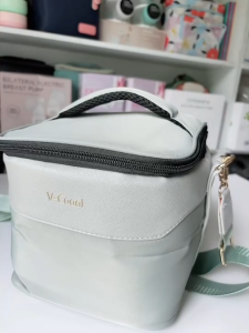 กระเป๋าเก็บความเย็น V-coool รุ่น square cooler bag กระเป๋าเก็บนมแม่ กระเป๋าใส่ขวดนม กระเป๋าเก็บอุณหภูมิ