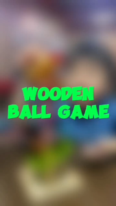 Hntob 28.5*11*11cm Wooden Tree Toy Run Marble Track Game Ball Drop Toy Balls