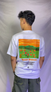 Kaos Sunset Blossom Pixel Series: Desain Unik untuk Pria & Wanita