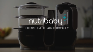 Babymoov Nutribaby(+): 6-in-1 Food Processor for Babies and Adults I Ideal for Weaning All Food Types with Built-in Timer and Dishwasher-Safe Parts