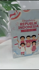 Celengan  kemerdekaan republik indonesia 1945-Celengan kayu  UK 10X15 CM(BISA COD DITEMPAT)