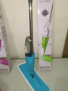 Spray Mop / Alat Pembersih Lantai Bisa Semprotkan Air./ Bolde / Stainless