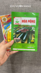 Hạt giống Bí ngòi xanh Bí ngòi vàng trái dài - Gói 2gr - Trồng quanh năm