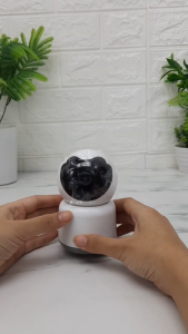 tuya กล้องวงจรปิดไร้สายในบ้านขนาดเล็ก WIFI วางตั้งได้ หมุนได้รอบทิศทาง CM-H11