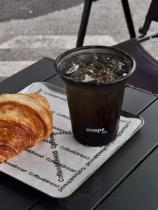 EC 50PCS BLACK HARD CUP 98MM SCUP 12OZ to 20OZ Cup With Lid Extrathick Disposable Drinkware Elegant Black party cocktail