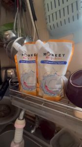 น้ำยาล้างจาน Monkey Daily Cleanขนาด 4500 ml โปรลดหนัก 1แกลลอน จ่ายเพียง 98บาท