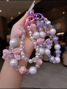 จัดส่งในกรุงเทพฯ baby three สายห้อย Kimmon สายคล้อง รุ่น basic พวงกุญแจ(ไม่รวมตุ๊กตา）