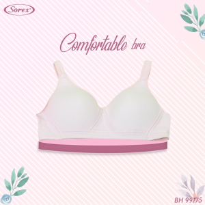 3Pcs Bra Sorex 99175 | Bra Wanita Dewasa Busa Tanpa Kawat 3 Pengait Bahan Nilon Lembut Promo Special