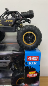 Paket Lengkap Baterai - (Upgraded Battery 3000mAh) JW Mainan Anak Laki Mobil Remot RC Jpre Asr Asap Metal - Baterai Cas