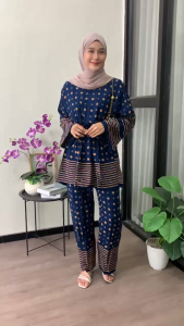 DIVASHION - Setelan Wanita CPLP Size Jumbo LD 120 Motif Fahira Terbaru Viral Elegan & Trendy Busui Rayon Premium