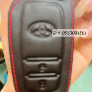 Bao Da Chìa Khoá Ô Tô Toyota Fortunery Bản 2 Nút - Bao Mềm Mại Bảo Vệ Tuổi Thọ Cho Chìa Khoá Lâu Dài otofunmoclan