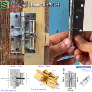 Bản Lề Cửa Tự Đóng Chất Lượng Cao Đa Dụng - Màu Sắc Đa Dạng TI0549