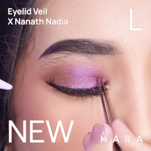 Haquhara Eyelid Veil x Nanath Nadia Scot Skot Mata Jaring Eyetape Lace Invisible Mesh