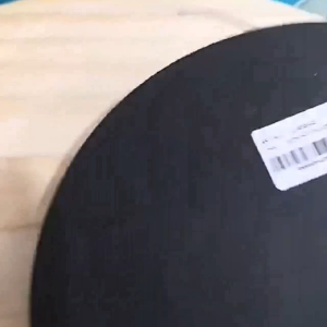 Cast Iron Sizzling Round Plate with wood base Pinggan Besi Teppanyaki [Non-stick coating]