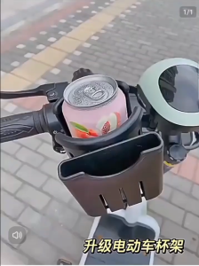 2 IN 1 Universal Stroller Cup Holder Large Caliber Milk Bottle Cup Can Holder ABS Plastic Stroller Hook Hanger