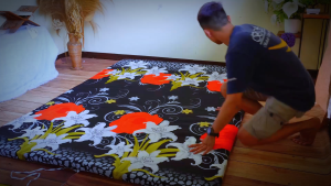 Kasur Busa Motif Elegan Tebal & Empuk Busa ROYAL Jumbo karpet import LP