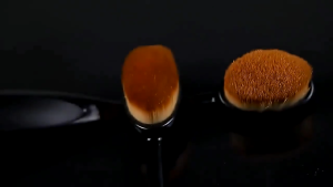 Brush Make Up Oval Gagang Kuas Make Up Foundation Liquid MLH