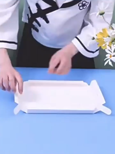 [Ready Stock] 高档透明生日蛋糕盒子双层加高烘焙包装盒定制 Cake Box Add on height