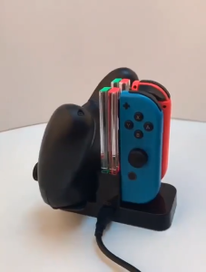 Dock Sạc 4 Trong 1 Với Đèn Báo Hiệu Cho Nintendo Switch Bộ Điều Khiển Sạc Tay Cầm Chơi Game -Dc3816