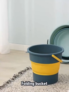 Foldable Water Bucket Portable Home Round Folding Bucket Portable Collapsible Folding Pail/baldi lipat