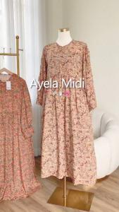 1407 AYELA MIDI DRESS GAMIS BY MOELA