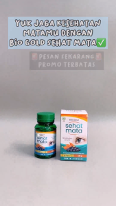 Bio Gold - Kapsul Sehat Mata Ekstrak Bilberry dan Wortel isi 60