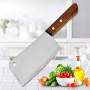 มีดสแตนเลส ด้ามไม้ มีด ทำครัว ปอกผลไม้ ทำอาหาร อเนกประสงค์ หั่น สับ ซอย คมกริบ พร้อมส่ง