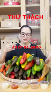 [TOÀN QUỐC] Ớt Palermo Đà Lạt - giòn ngọt thanh mọng nước tươi ngon