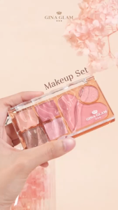 G09 จีน่า เกลม โฟลวิ้ง สตาร์ กลิตเตอร์ ชิคว์-คัลเลอร์ อายแชโดว์ Gina Glam Flowing Star Glitter Six-Color Eyeshadow