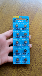 Vinnic L754F Baterai jam tangan Vinnic AG5 L754F LR48 Alkaline 1.5V Original (1pcs)