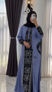 ANJANI GAMIS DRESS BIRU LANGIT CANTIK BANGET