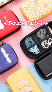 Harga Grosir - Pouch Kecil Serbaguna Motif Karakter / Dompet Simple dan Multifungsi