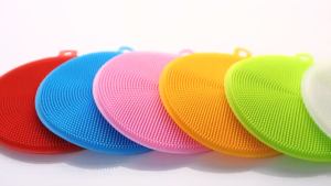 HSH COD Spon Silikon Cuci Piring Bulat / Sponge Karet / Spon Anti Kuman / Sponge Cuci Piring