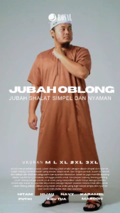 Jubah Oblong ROSAL: Pilihan Terbaik untuk Sholat Pria