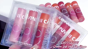 CAPPUVINI Milk Cream Lip Mud Matte Lipstik Lip Glaze Velvet Lipstick XX210