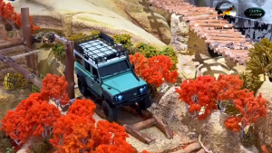 rc crawler 4wd MN111 RTR alloy body LED roof rack land rover off road