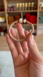 Vòng bồ đề tinh nguyệt đem lại may mắn bình an mix hoa sen