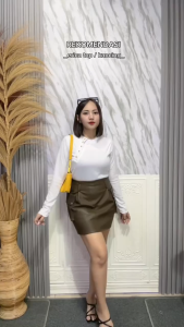 BRIEE FASHION - ERICA TOP BLOUSE KANCING / ATASAN LENGAN PANJANG BBUTTON -PN